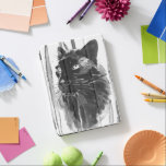 Panther Porträtt iPad Pro Skydd<br><div class="desc">Katt mig fortfarande vid Annie Warren. Den här konsten har en vacker svart-vit vattenfärg porträtt i en panter. | 164412Z</div>