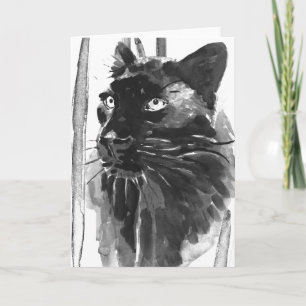 Panther Porträtt Kort