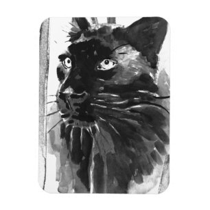 Panther Porträtt Magnet
