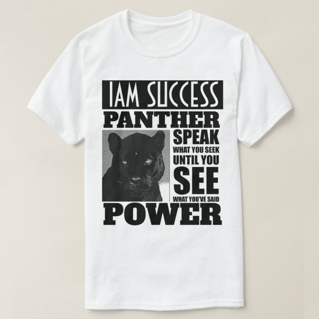 PANTHER POWER T SHIRT (Design framsida)