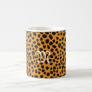 Panther Spots Animal Skin mönster Kaffemugg