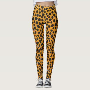 Panther Spots Animal Skin mönster Leggings