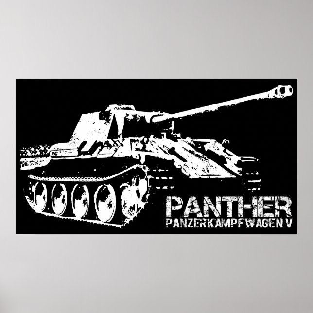 Panther Tank Poster (Framsidan)