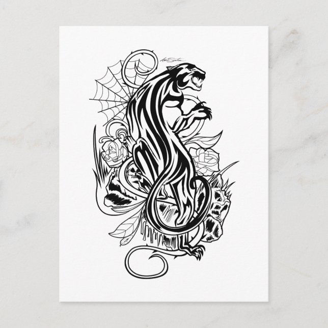 Panther Vykort (Framsida)