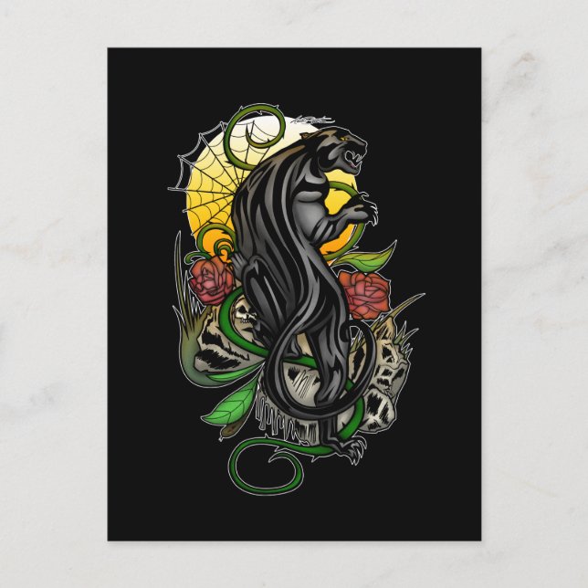 Panther Vykort (Framsida)