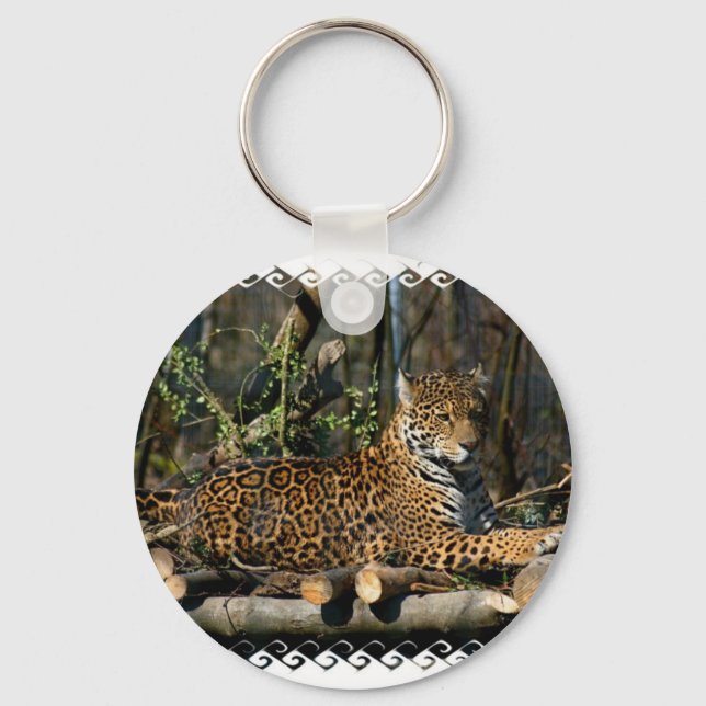 Panthera Jaguar Keychain Nyckelring (Framsida)