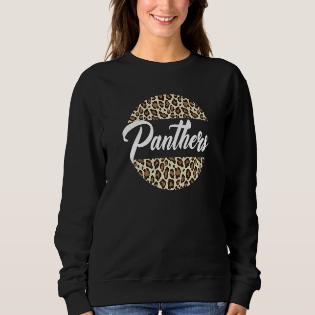 Panthers High School Mascot Sports Team Women's Pa T Shirt (Framsida)