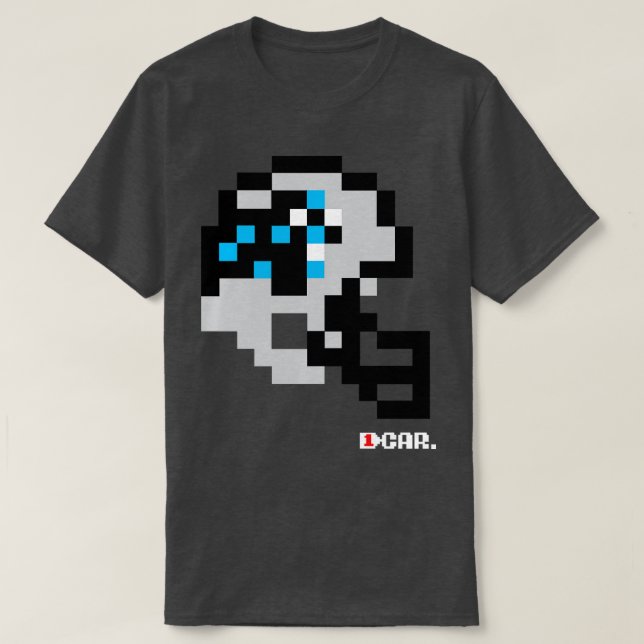 Panthers Tecmo Bowl Helmet T Shirt (Design framsida)