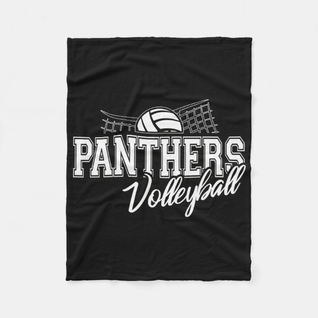 Panthers Volleyll Ck Till Skolstarten  Fleecefilt (Framsidan)