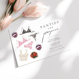 Panties and Prosecco Lingerie Möhippa Inbjudningar