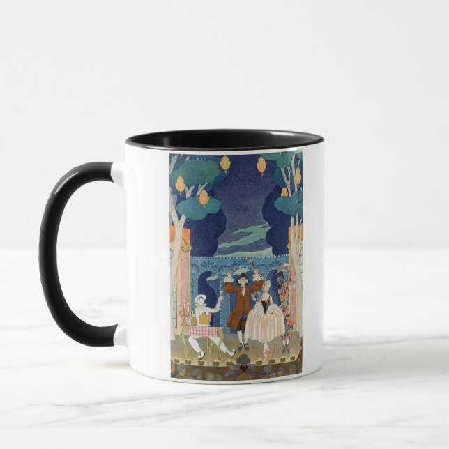 Pantomim arrangerar, illustrationen för 'Fetes Mugg (Vänster)