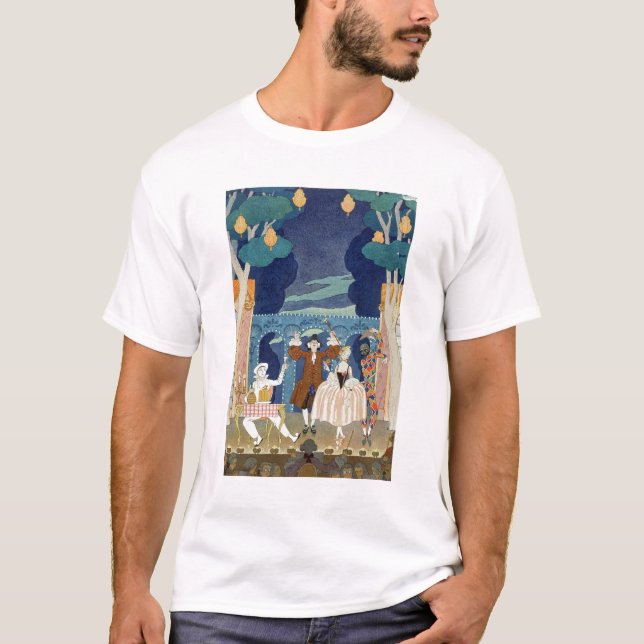 Pantomim arrangerar, illustrationen för 'Fetes Tee Shirt (Framsida)