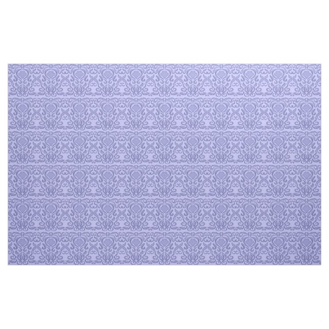 Pantone 2022 Ver Peri Periwinkle Damask Old World Tyg (Fat Quarter)