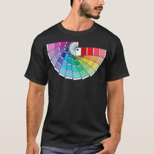 Pantone Färg chip, bokar T Shirt