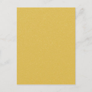 PANTONE-GULT med bra faux Glitter Vykort