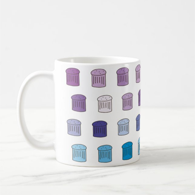Pantone Panettonemugg - blått/lila Kaffemugg (Vänster)
