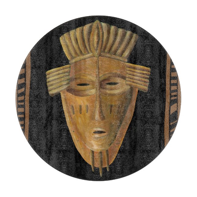 Pantrering av afrikansk mask av Chariklia Zarris (Framsidan)