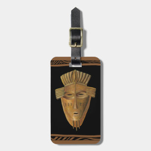Pantrering av afrikansk mask av Chariklia Zarris Bagagebricka