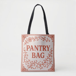 "PANTRY BAG" - CHINOISERIE TOTE TYGKASSE
