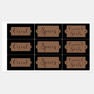 Pantry-etiketter Klistermärke