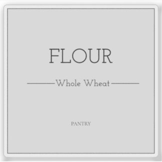Pantry-etiketter Klistermärken