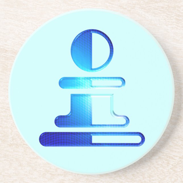 Pantsätta lekkustfartyget underlägg sandsten (Framsidan)