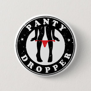 Panty Dropper Anpassningsbar-cut Vinyl Sticker Knapp