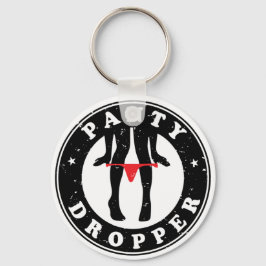 Panty Dropper Anpassningsbar-cut Vinyl Sticker Nyckelring