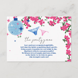 Panty Game Greece Bougainvillea Bachelorette Hen Tilläggskort