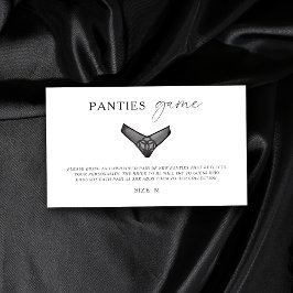 Panty Game Möhippa Bachelorette Lingerie Tilläggskort