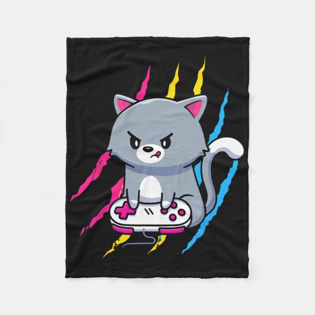 Panual Gaymer Geek Pride Lgbt Video Game Lover Gif Fleecefilt (Framsidan)