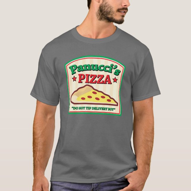 Panuccis New York Pizzaria skjorta T-shirt (Framsida)