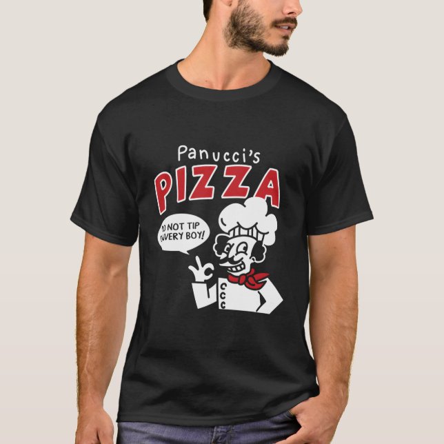 Panuccis Pizza T Shirt (Framsida)