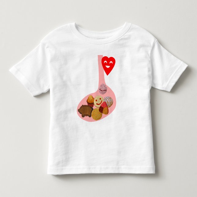 PANza llena, corazóncontento Tröja (Framsida)