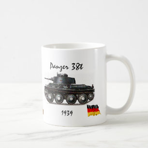 Panzer 38t - Tank för WW II Kaffemugg