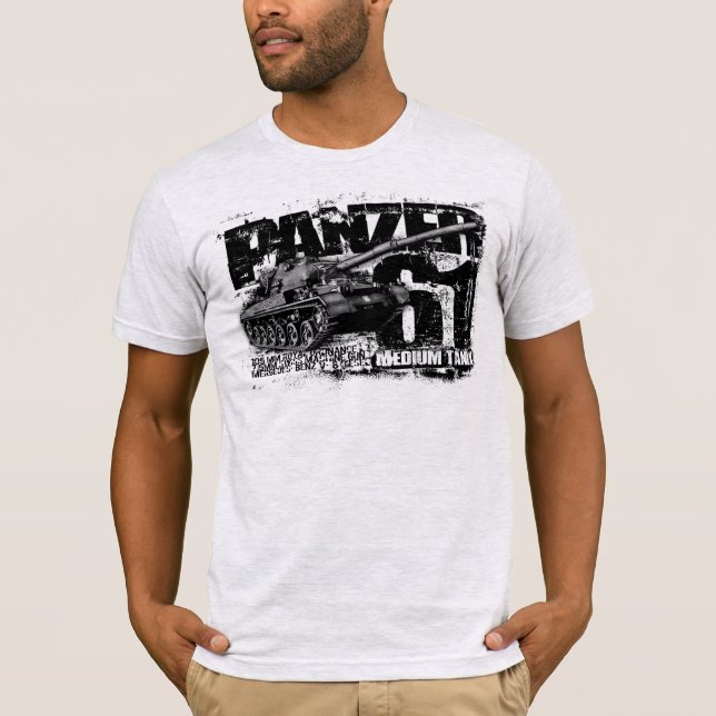 Panzer 61 Manar Basic Bella Canvas T-Shirt (Framsida)