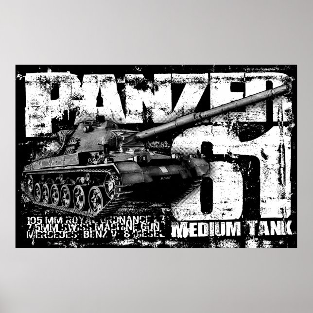 Panzer 61 Poster (Framsidan)