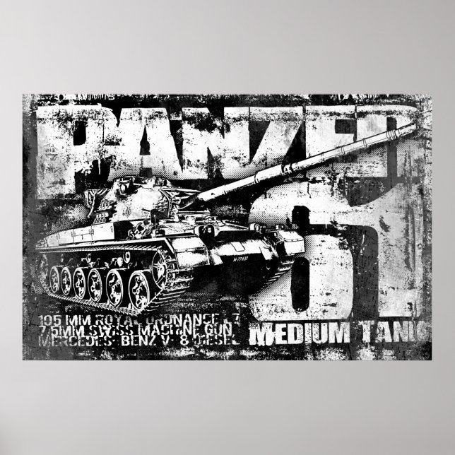 Panzer 61 Poster (Framsidan)