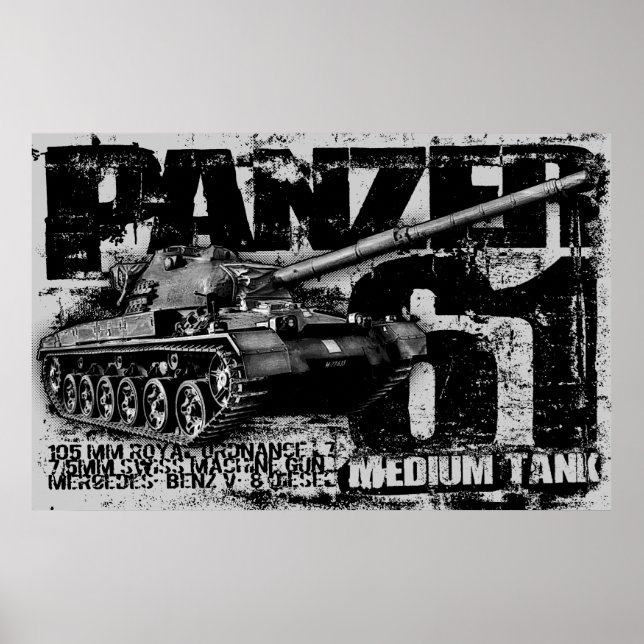 Panzer 61 Poster (Framsidan)