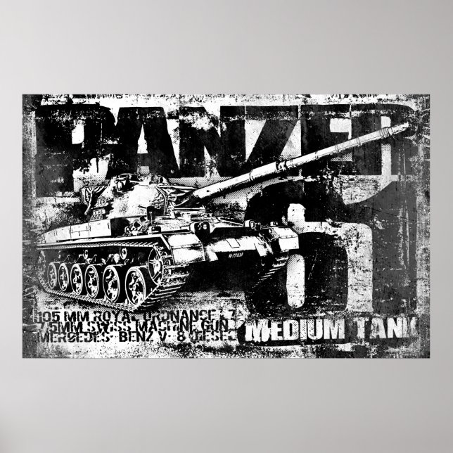 Panzer 61 Poster (Framsidan)