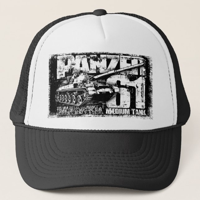 Panzer 61 Truckerkeps (Framsida)