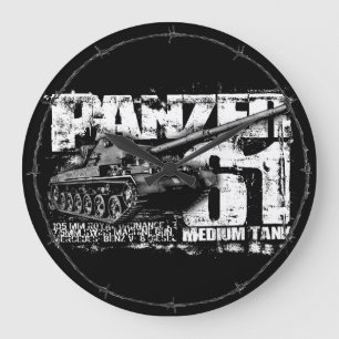 Panzer 61 Wallclocks Stor Klocka