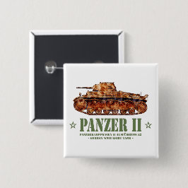 Panzer II A2 Världskrig Two German Light Tank WWII Knapp