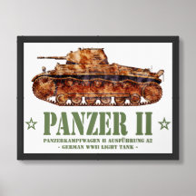 Panzer II A2 Världskrig Two German Light Tank WWII