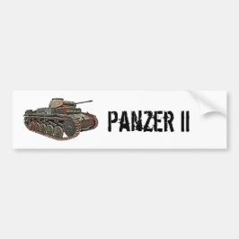 Panzer II-tank Bildekal