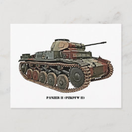 Panzer II Vykort