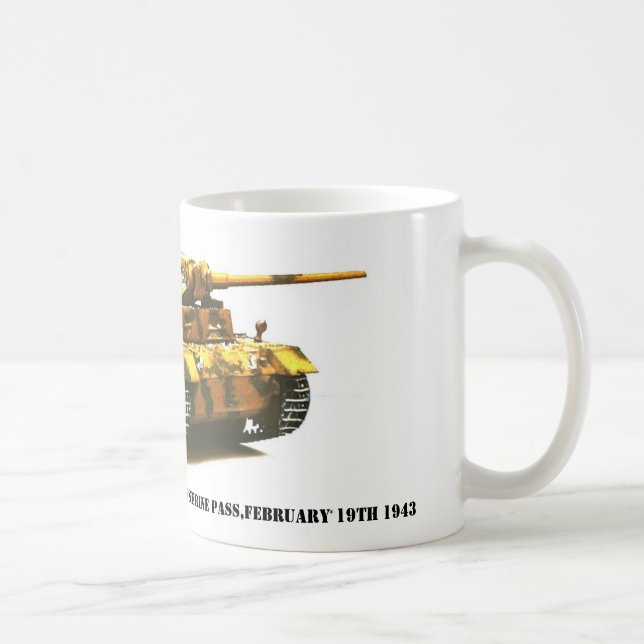 Panzer III Deutsches Afrikakorps Kass... Kaffemugg (Höger)