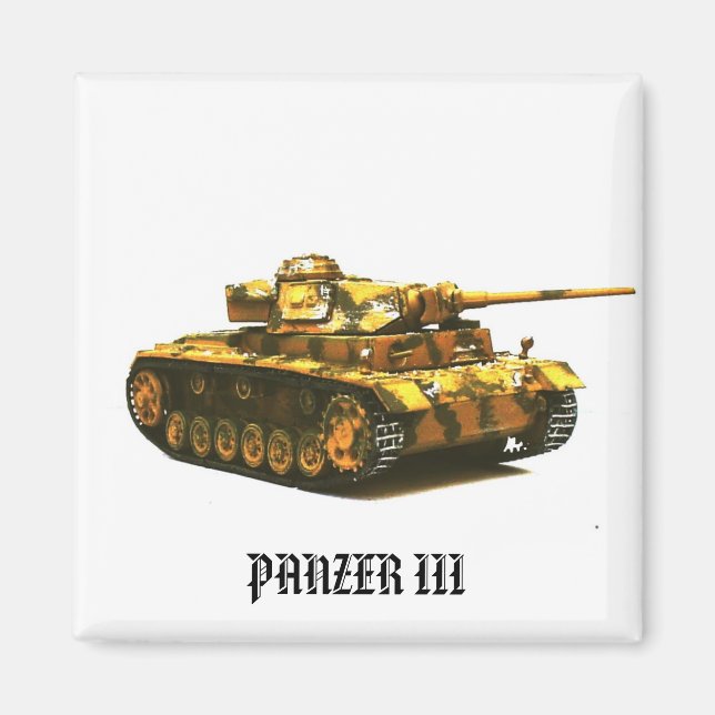 PANZER III Tank Magnet Collection #4 (Framsidan)