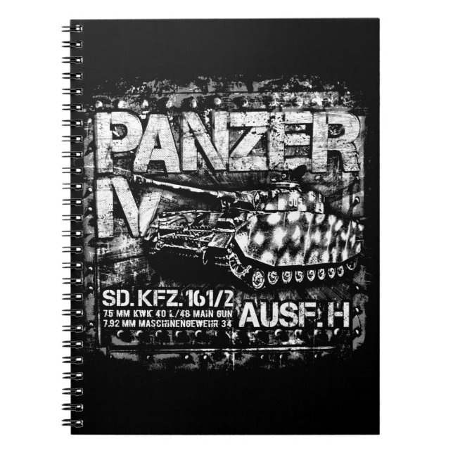 Panzer IV Anteckningsbok (Framsidan)