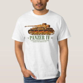 Panzer IV D-Världskrig Två tyska MEDELDAGS-Tanken  T Shirt